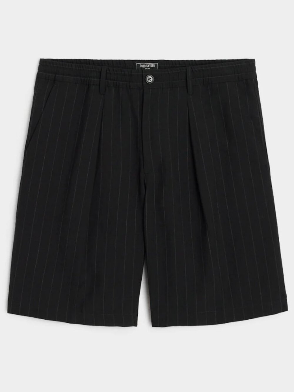 Todd Snyder 10" Italian Pinstripe Relaxed Short in Medium